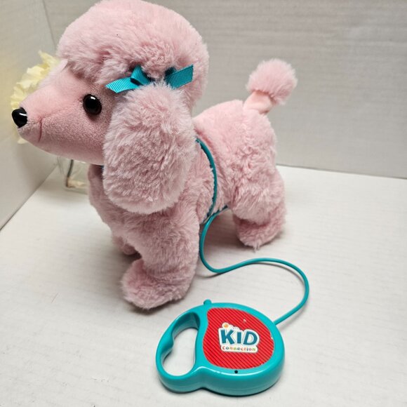 Interactive Kid Connection Poodle Dog Pink Puppy Walking Sound Remote Control - Picture 3 of 8